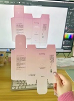 Caja de Cartón Rígido Kraft Ecológica con Logotipo Personalizado, Caja Pequeña de Papel para Cosméticos, Perfume, Lápiz Labial