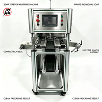 Machine d'emballage entièrement automatique, écoénergétique et écologique pour savon en barre, avec film étirable PE, modèle PLC SK200