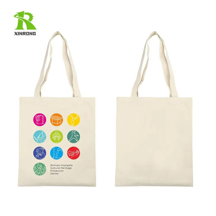 Benutzer definierte gedruckte Logo weiße leere Baumwolle Canvas Einkaufstasche mit benutzer definierten für Frauen Canvas Einkaufstaschen