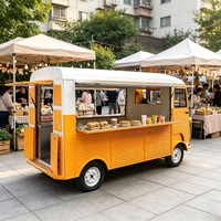 Food Truck Authentique Shawarma & Candy avec Gril Vertical et Plaque de Cuisson – Cuisine Mobile à Kebab pour Marchés Nocturnes et Salles à Manger Urbaines