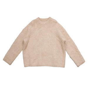 <strong>Women</strong> Custom Brushed Alpaca Sweater <strong>Fluffy</strong> Mohair <strong>Jumper</strong> Knit Hairy Pullover Winter - Product Image 2