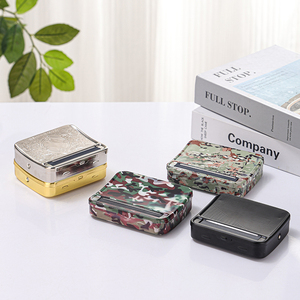 New Arrival 70Mm 78Mm Kim Loại Handmade Thuốc Lá Nhà Sản Xuất Thuốc Lá Hút Thuốc Cán Máy Con Lăn Hộp Cho Hút Thuốc - Product Image 2