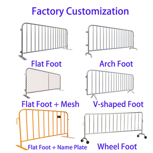 Barriera di Controllo Folla Interconnessa per Pedoni Certificata CE ISO, Zincata e Verniciata a Polvere, Impermeabile e Antiputrefazione, Recinzione da 3,6 Piedi - Product Image 3