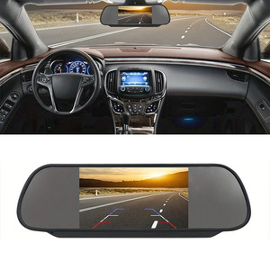 Moniteur de rétroviseur de 4,3 pouces pour voiture, écran de recul, large plage de tension 12V 24V, idéal pour le dropshipping Shopify - Product Image 5