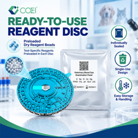 COEI TBIL BUN CRE AST Multi Chemistry Canine Inflammation Panel Reagent Disc Kotak Sepuluh Buah VB50 Kompatibel untuk Rumah Sakit Hewan