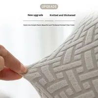 Housse de canapé moderne en polyester, unie, élastique, imperméable, lavable à la main, universelle pour toutes les saisons, pour la maison, la salle à manger, le salon, 60*60*60cm