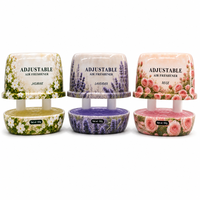 Désodorisant d'ambiance en gel solide réglable 180g, parfum floral, jasmin, lavande, rose, pour chambre et salle de bain