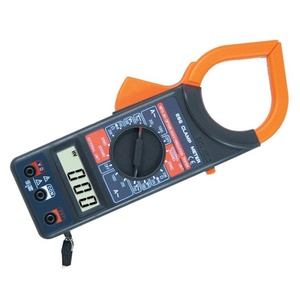 Multímetro digital de pinza con medición de corriente, voltaje y resistencia; ideal para diagnóstico eléctrico y mantenimiento. - Product Image 1