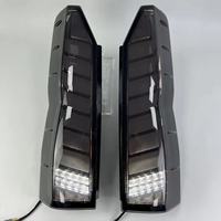 Feux arrière de voiture DK Motion, dernière génération, pour Toyota HIACE série 300, 2009-2022, LED, avec film de réflexion réel et homologation Emark.