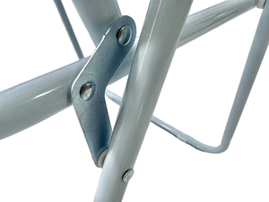 Chaise longue de plage pliable en métal moderne et confortable, design compact pour les escapades estivales, Sillas De Playa - Product Image 5