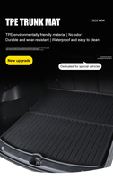 Tapis de coffre de voiture entièrement enveloppant sur mesure pour JAC JS2 2015-2024, accessoires automobiles, doublure de coffre personnalisée, tapis de protection de coffre modifié