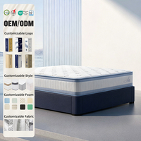 Vente directe d'usine, matelas en mousse à mémoire de forme ergonomique de haute qualité, sur mesure, taille king, compressé et enroulé
