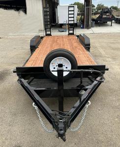 Remorques de transport de gros équipements Remorques agricoles à charge utile de 3500kg Remorques de tracteur inclinables à freinage électrique avec rampe - Product Image 3