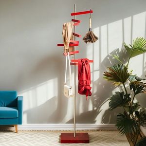 Perchero de Pie Moderno y de Lujo, Mueble para el Hogar, <span class=keywords><strong>Entrada</strong></span>, Dormitorio, Madera Maciza, Acero Inoxidable, Diseño de Autor - Product Image 2
