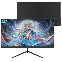 Monitor de Oficina Curvo/Plano OEM de Alta Resolución de 24 Pulgadas, 240Hz IPS FHD sin Marco con Filtro de Luz Azul, 120% SRGB para Negocios