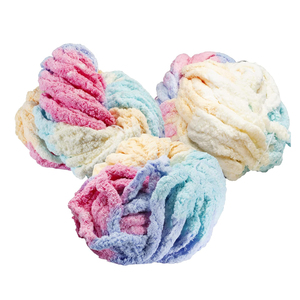 Fil à tricoter chenille épais de 2 cm pour couvertures, vente en gros - Product Image 1