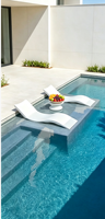 Chaise longue de plage, mobilier d'extérieur, prix abordable, bonne qualité, chaises de piscine, mobilier de jardin, patio, villa, transat