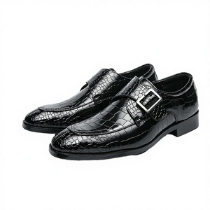 Zapatos de Negocios y Ocio Británicos 2026 de PU para Hombre, Cómodos para Primavera e Invierno, Zapatos de Oficina con Aumento de Altura, Sin Cordones, Punta Redonda, para Boda - Product Image 2