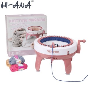 Qiilu petit kit de métier à tisser avec 14 crochets Petit kit de métier à tisser Portable Mini