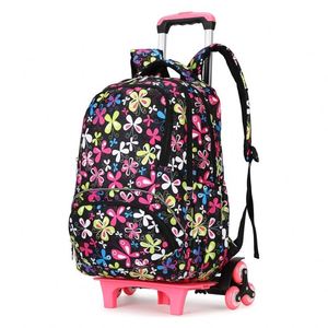 BSCI Kids' Rolling <b>Backpack</b> with <b>Wheels</b>, Fashion Trolley, Big <b>Wheel</b> Supercar Three sets of school trolley bags for boys - Product Image 1