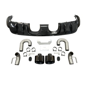 Modificación de Automóvil 9Y0 2018-2025, Parachoques Trasero de Fibra de Carbono, Difusor Trasero, Tubo de Escape para Cayenne Coupé - Product Image 6