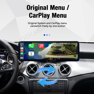 Radio MOOKAKA 12,3 pouces pour <span class=keywords><strong>Mercedes</strong></span>-Benz GLA/Classe A/<span class=keywords><strong>CLA</strong></span> 2016-2018, système multimédia Linux, DVD, GPS, stéréo, CarPlay sans fil - Product Image 4