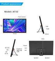 WIFI 6 Tablet Android de gran tamaño Pantalla táctil Lcd de 32 pulgadas para uso industrial CPU RK3576
