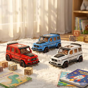 รถของเล่น SUV แบบไดแคสต์ ขนาด 1:32 ขับเคลื่อนด้วยแรงเสียดทาน พร้อมประตูที่เปิดได้ - Product Image 3