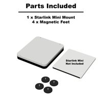 Kit de montage Starlink Mini ultra-résistant pour camping-cars, VR, UTV, camions, voitures – Fixation magnétique puissante pour toit rigide – Couverture complète