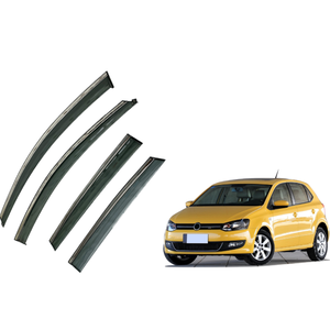 Injection <b>Window</b> Visors Rain Guards for Volkswagen Polo 2011-2018 2019 | Side <b>Window</b> Deflectors Custom Fit Auto Accessories - Product Image 1