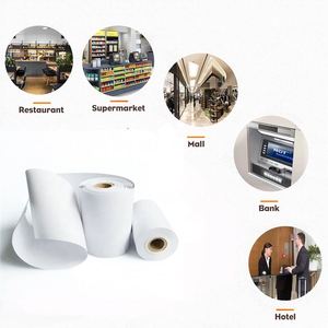 Factory Direct 100% Wood Pulp 80x60mm Cash Register <b>Paper</b> ATM Pos Thermal <b>Paper</b> - Product Image 4