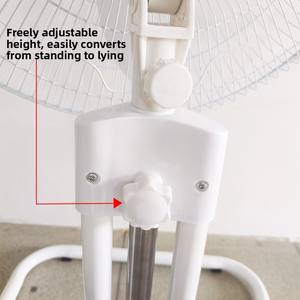 Elektrische ventilator Huishoudelijk Krachtig Stil Links en rechts Hoofd schuddend Industriële machines Tafel Verticaal Slaapzaal Grote windvloer - Product Image 5