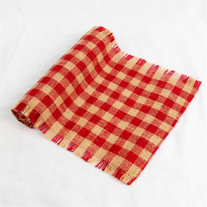 Camino de Mesa Rústico de Yute Natural al por Mayor, Rollo de Arpillera Boho, Mantel de Yute Personalizado para Hogar y Jardín - Product Image 6