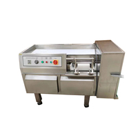 Machine à découper la viande fraîche réglable - Découpeuse de viande de poulet et de bœuf 380V pour restaurants et commerces alimentaires