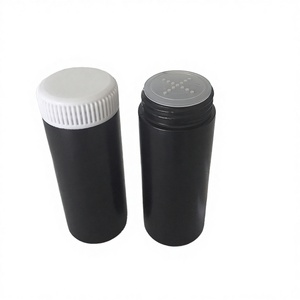 Flacon cylindrique en plastique de 60 ml (2 oz) avec bouchon à vis et impression sérigraphique pour poudre de talc pour bébé - Product Image 2