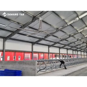 산업용 천장 팬 대형 Hvls 공장 창고 냉각 팬 Hvls 제어판이있는 24ft