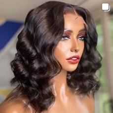 Tóc Giả Brazil Xuất Sắc Nhất Với Miếng Dán, Tóc Giả Esee Tunisia Tóc Giả Màu Đỏ Tóc Giả Phía Trước Sóng Nước, 1b 27 <span class=keywords><strong>Kosher</strong></span> Wig Shevy - Product Image 4