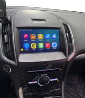 Gerllish Autoradio GPS-Navigation DVD-Player für Ford Edge 2015-2019 Android Multimedia-Player Fahrzeug-Stereoanlage