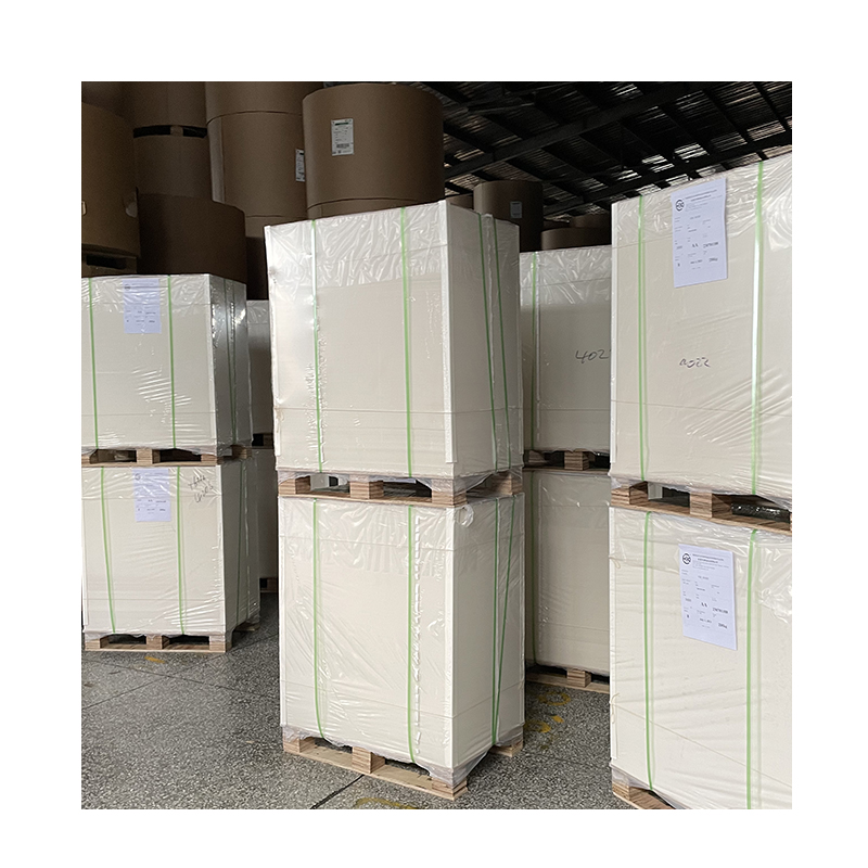High Grade C1s Coated FBB White Cardboard Sheet Single Side for Wrapping