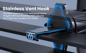 Supporto Universale per <span class=keywords><strong>Telefono</strong></span> <span class=keywords><strong>Auto</strong></span> APPS2car con Rotazione a 360° <span class=keywords><strong>in</strong></span> ABS, Robusto per Bocchette d'Aria, Nuovo Design 2025, Accessori <span class=keywords><strong>Auto</strong></span> - Product Image 3