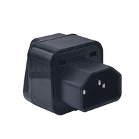 Adaptateur PDU en cuivre 10A250VAC, prise UPS IEC320 C14 vers prise universelle pour alimentation de serveur