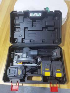 <span class=keywords><strong>5</strong></span> Inch Xách Tay Không Chổi Than Lithium Điện Thông Tư <span class=keywords><strong>Saw</strong></span> Có Thể Sạc Lại Không Dây Một Tay Cưa 125Mm Gỗ Kim Loại Máy Cắt - Product Image 4