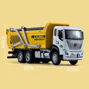 Camión Volquete <span class=keywords><strong>de</strong></span> Ciudad a Escala 1:32, <span class=keywords><strong>de</strong></span> Metal Fundido a Presión, con Sonido y Luz, 5 Puertas Abribles, Vehículo <span class=keywords><strong>de</strong></span> Aleación Personalizado - Product Image 6