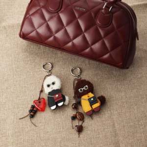 Nouveauté : Pendentifs 3D souples et réalistes <span class=keywords><strong>en</strong></span> cuir véritable, inspirés de fruits, légumes et animaux mignons, pour porte-clés et breloques de sac à main - Product Image 4