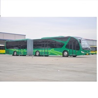 Bus articulé diesel de 18 mètres pour transport rapide en ville (BRT), 43 places, 71-90 km/h, Euro 3, conduite à gauche