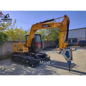 Mini pelleteuse SANY d'occasion SY75C 75 75C SY75 SY80U avec boîte de vitesses et pompe à moteur Cummins Nouvelle pelle SY75 à vendre - Product Image 2