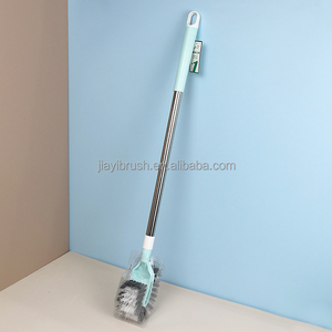 JY 6203 Brosse de toilette en acier inoxydable avec manche, produits de <span class=keywords><strong>nettoyage</strong></span> en caoutchouc souple, articles à moins d'un dollar, fabrication chinoise - Product Image 3