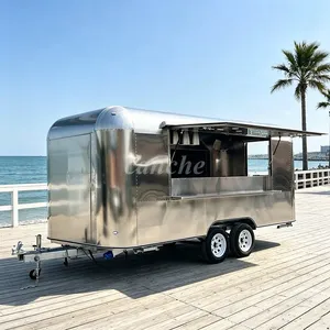 Carrito de Venta Ambulante Personalizado de 4 Metros para Hamburguesas, Snacks, Café y Helados, con Certificación CE - Product Image 1