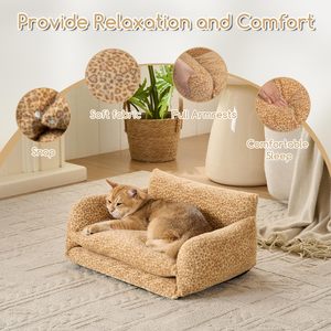 Cat <strong>Bed</strong>, Cat <strong>Beds</strong> for Indoor Cats Washable, Orthopedic Soft Fluffy Round Calming Pet <strong>Bed</strong> for Small to Large Kitty Kittens &amp; <strong>Dogs</strong> - Product Image 6