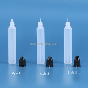 Spremere soft LDPE PE dispenser juice 30ml <span class=keywords><strong>60</strong></span> <span class=keywords><strong>ml</strong></span> 1 oncia 2 Oz 1Oz long tall child proof resistant safe cap pen bottle per liquido - Product Image 5